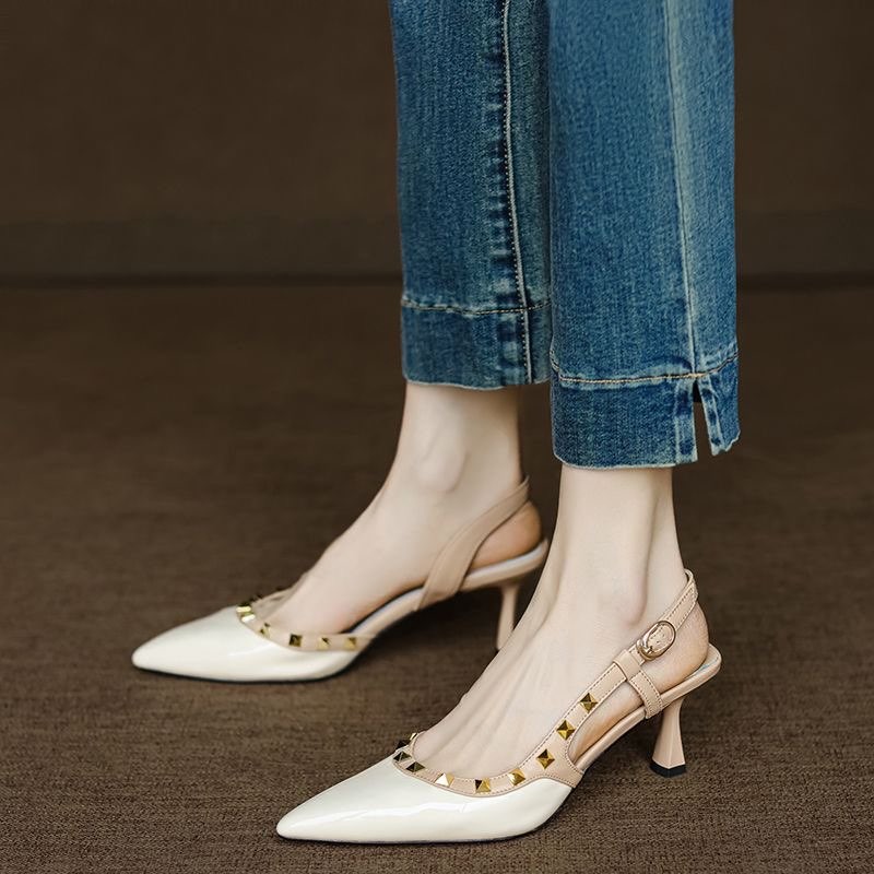Women'S Shoes In Fashion - 2026年ニューファッションスタイル メリージェーンシューズ - レディース中空インナーヒール付きリボン飾りローカットシングルシューズ