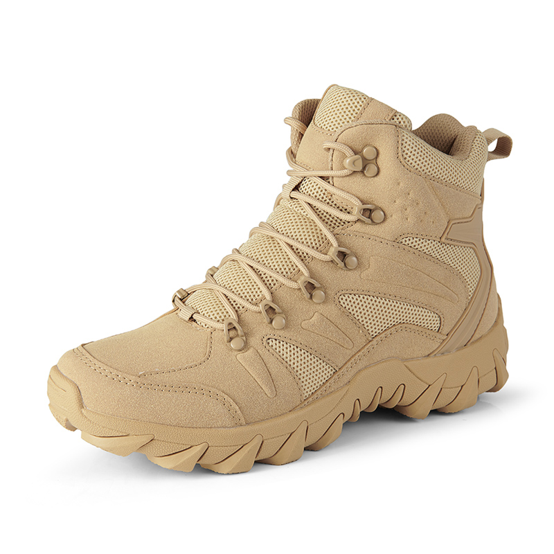 Suede Ankle Boot - 男性の戦術的なブーツ男性軍靴防水軍事アウトドア女性ユニセックス高品質トレーニング超軽量キャンプ安全