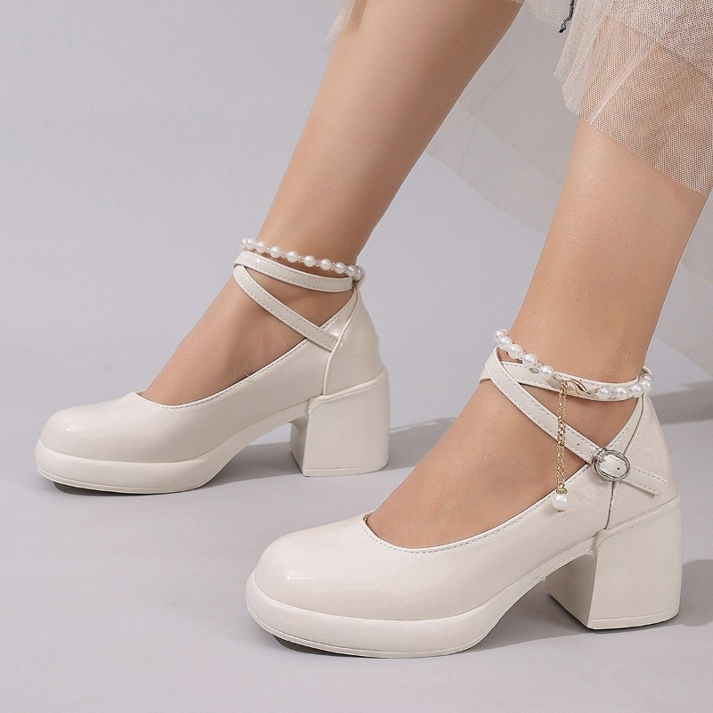 Women'S Shoes In Fashion - レディース パンプス シューズ ファッション クロスストラップ 浅履き