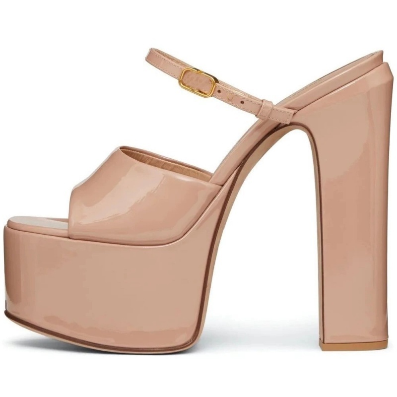Women'S Shoes Peep Toe - プラットフォーム高さの増加女性のサンダルラウンドトゥ粗いヒールバックルファムパンプスピープトウ通気性屋外パーティー女性の靴