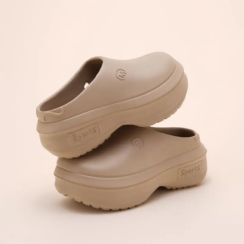 Cork Wedge Sandal - レディース 厚底プラットフォームサンダル クロッグスリッパ 夏用 ソフト厚底 DIYクロッグ