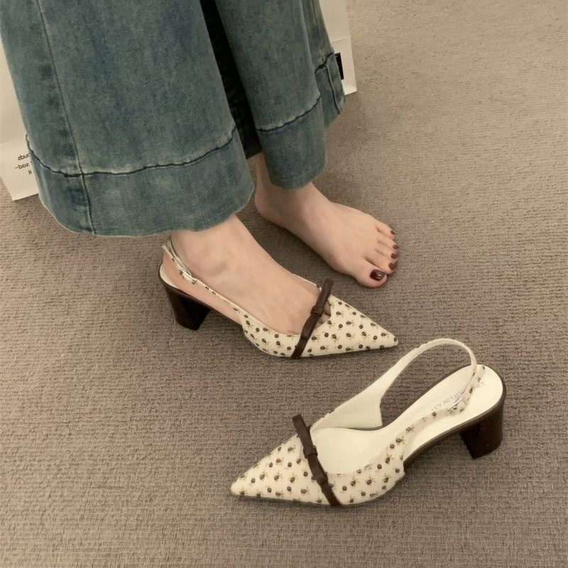 高級ブランドのリボンデザインハイヒールサンダル 2026年春 - Women Shoes Luxury Brand のレビューと価格