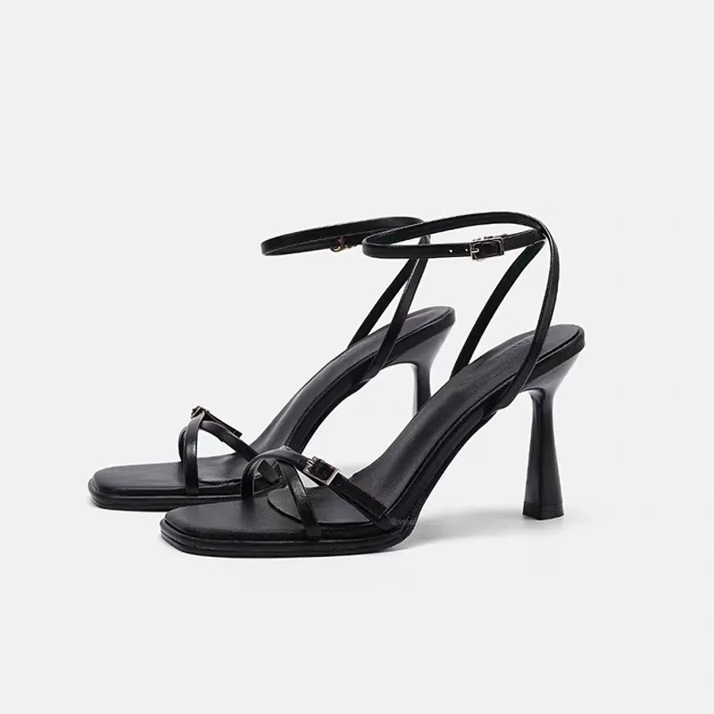 オリジナル高級ブランドの女性用サンダル、スクエアトゥ、カジュ - Women Shoes Luxury Brand のレビューと価格