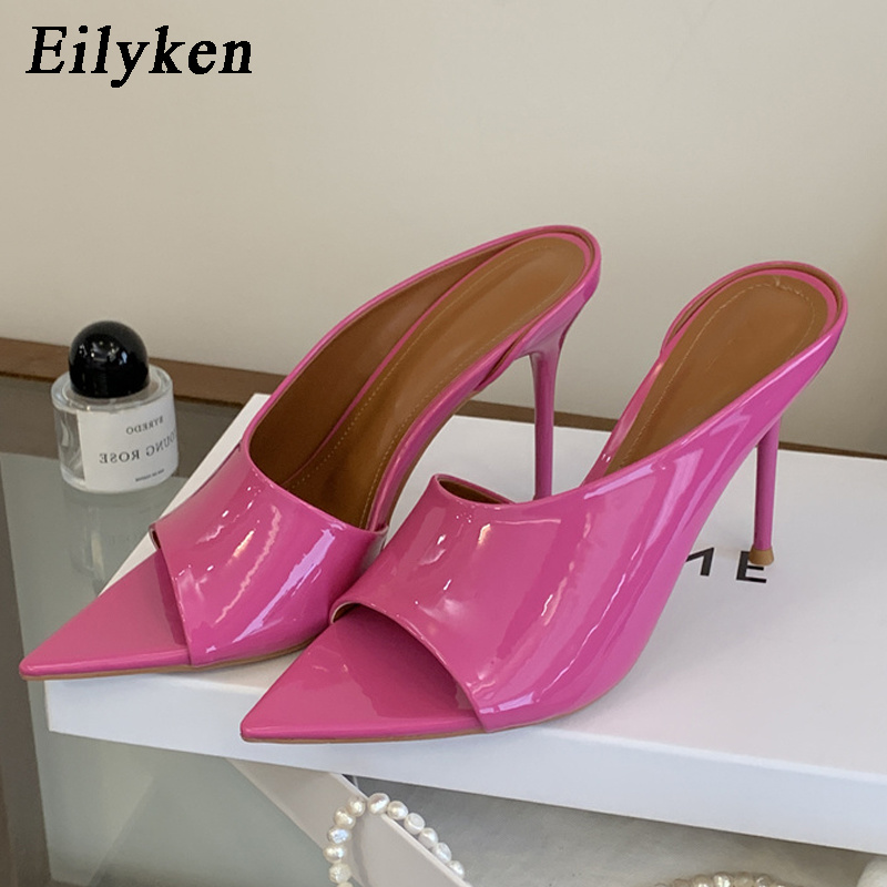 Eilyken ファッションポインテッドトゥ女性スリッパセク - Patent Leather Pump のレビューと価格
