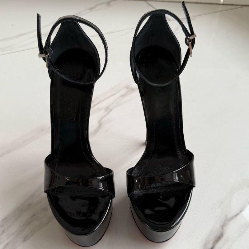レディースサマーハイヒールサンダル、ラウンドトゥ、ピープトゥ - Women'S Shoes Peep Toe のレビューと価格