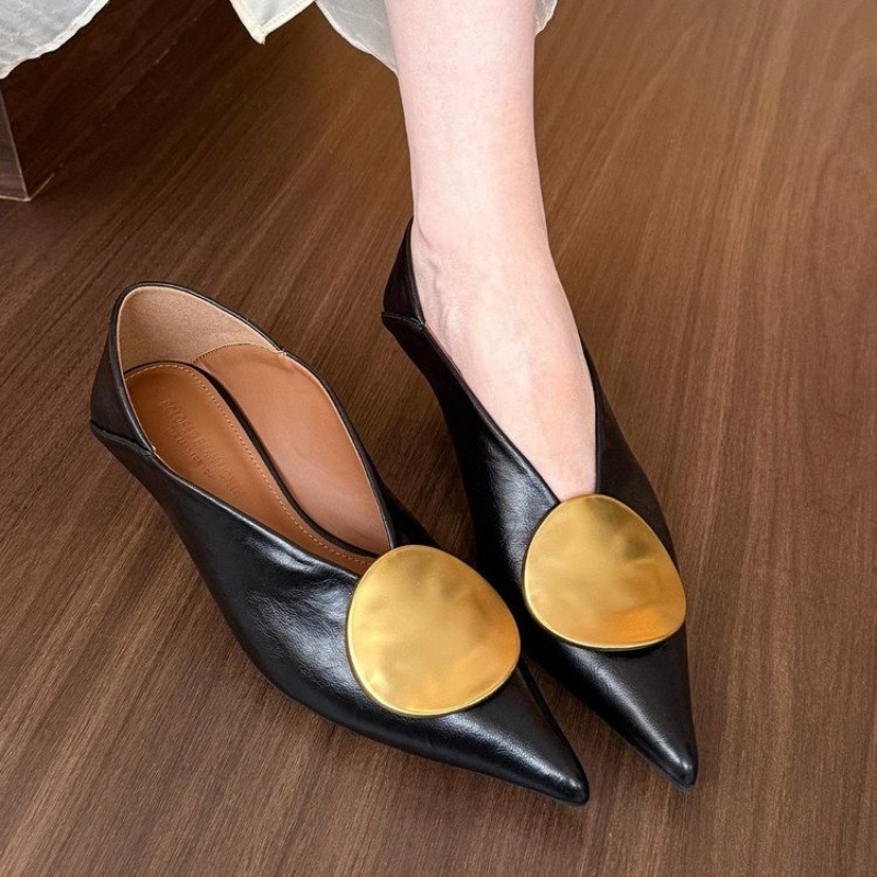 2025年春夏 ポインテッドトゥ スリッポン レディース フ - Women'S Shoes In Fashion のレビューと価格
