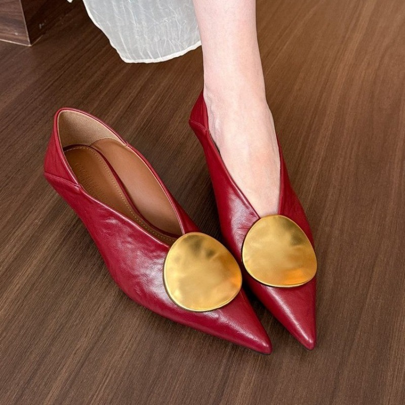 2025年春夏 ポインテッドトゥ スリッポン レディース フ - Women'S Shoes In Fashion のレビューと価格