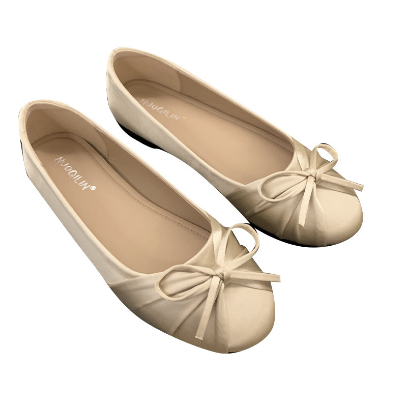 2026年新作 蝶結び サテン シャロー シングルシューズ  - Women'S Shoes Round Toe のレビューと価格