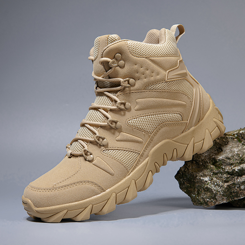男性の戦術的なブーツ男性軍靴防水軍事アウトドア女性ユニセック - Suede Ankle Boot のレビューと価格