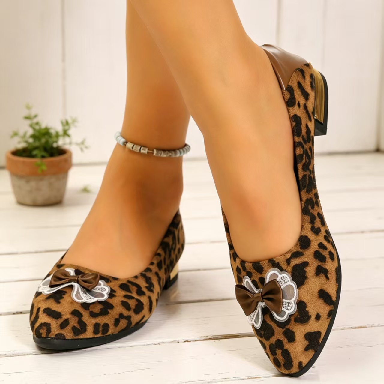 秋のファッション ポインテッドトゥ ローブロックヒール パン - Women'S Shoes In Fashion のレビューと価格