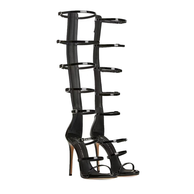 夏の女性用クールブーツ新作2026セクシー10cmハイヒール - Knee High Boots Women のレビューと価格