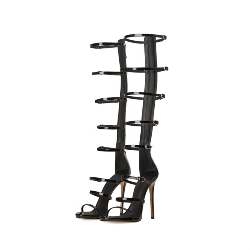 夏の女性用クールブーツ新作2026セクシー10cmハイヒール - Knee High Boots Women のレビューと価格