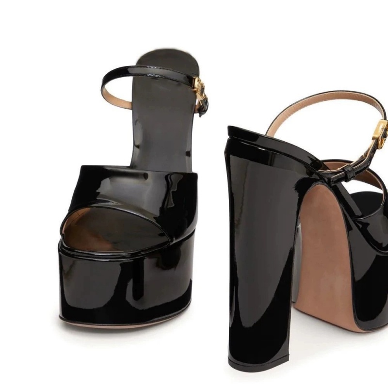 プラットフォーム高さの増加女性のサンダルラウンドトゥ粗いヒー - Women'S Shoes Peep Toe のレビューと価格