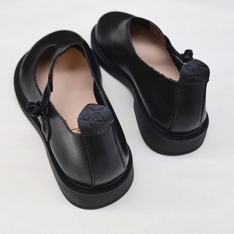 Careaymade-女性のためのレトロな革の靴,丸い頭の女 - Women'S Shoes Round Toe のレビューと価格