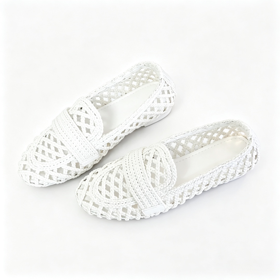 高級ブランド レディース スリッポン 手織りシューズ 通勤靴 - Women Shoes Luxury Brand のレビューと価格