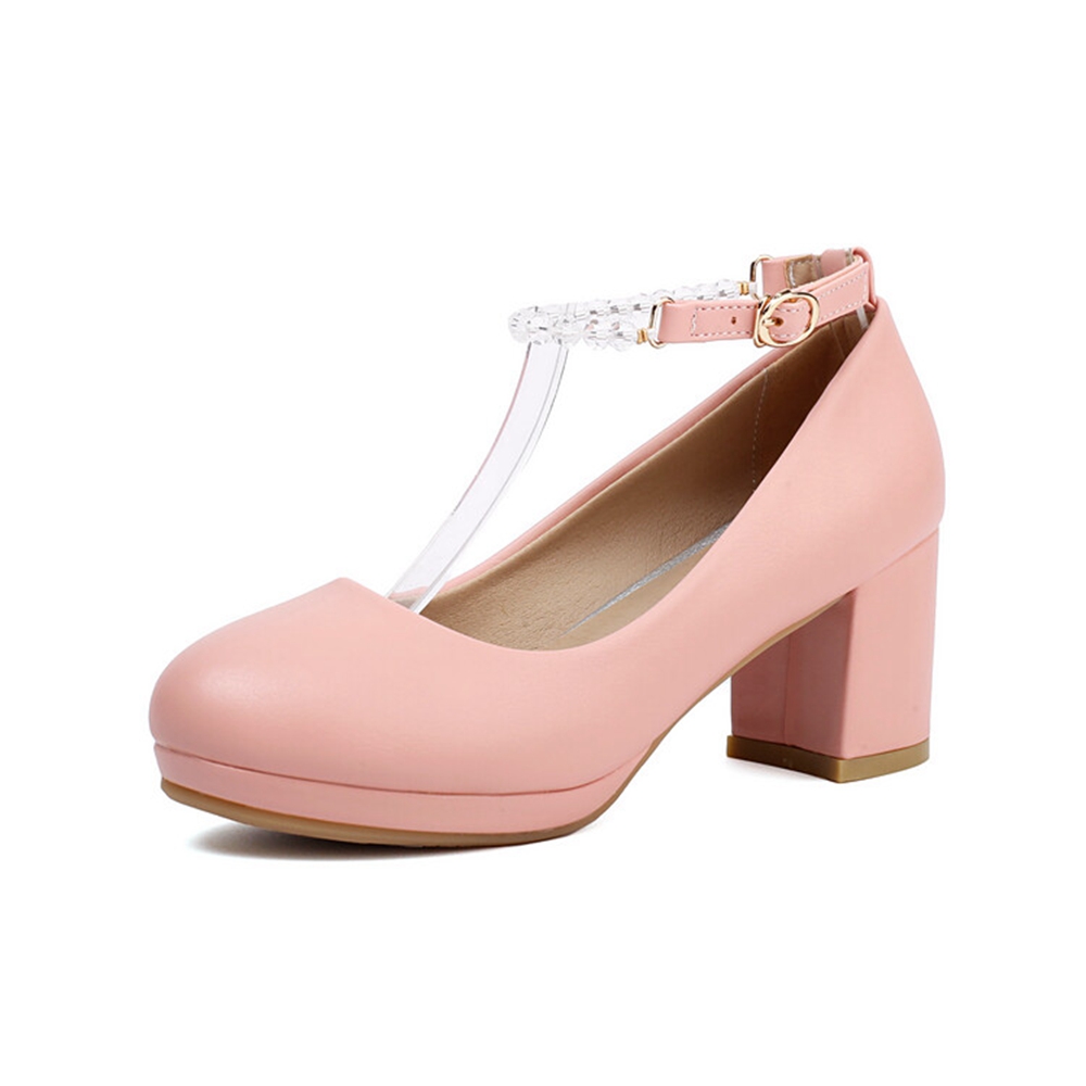 Qplyxco-女性用アンクルストラップハイヒール,プラット - Women Shoes Jd のレビューと価格