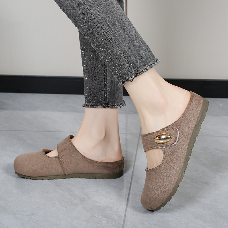送料無料 レディース スエード メリージェーン ミュール、カ - Slip On Mule Flat のレビューと価格