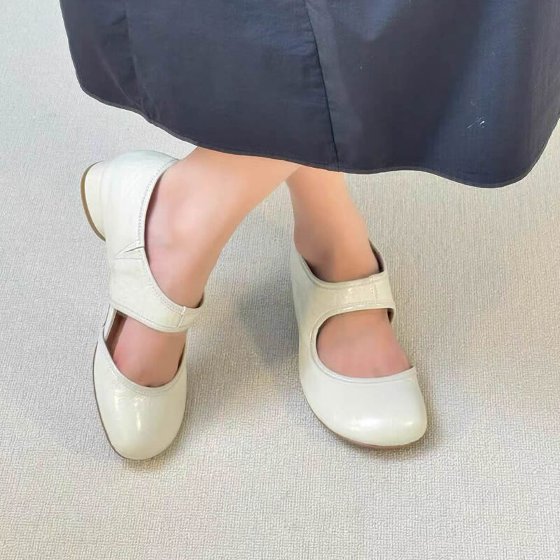 女性ヒールローファーシューズファッションメアリージェーン革靴 - Women Shoes Luxury Brand のレビューと価格